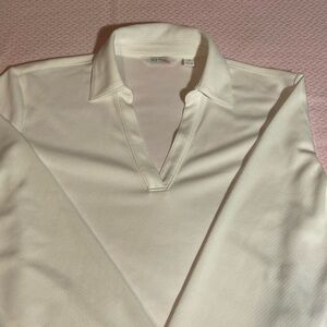 Lady Hagen Essential White Long Sleeve Golf Top